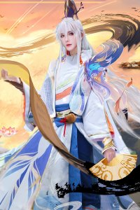 【弈星滕王阁序cos】王者荣耀弈星滕王阁序国风cos 